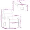 Recliner Chair with Lift Assist Yellow Velvet