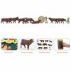 1:87 Scale Cow Models, 36-Piece Set, for Architectural Use in Farms, Ranches, and Cow Farms, Micro Landscapes, and Decorative Layouts, Dioramas, Educa