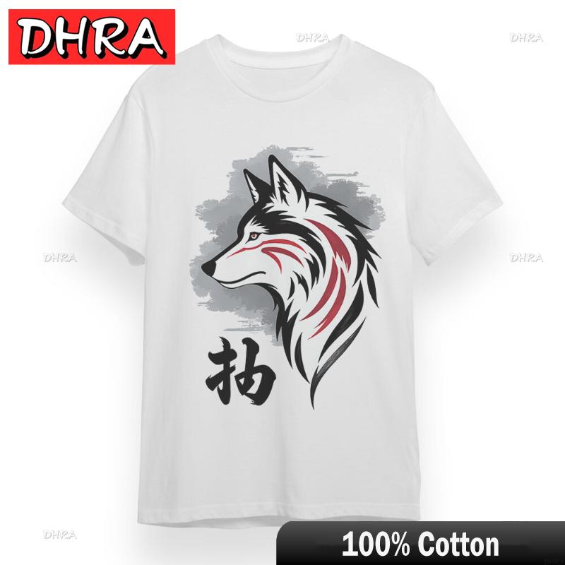 

Unisexs Plus Size Tshirt with Chic Wolf Soul Unisex White 100 Cotton Tee Summer Graphic Slogan Unisex Ropa Hombre Tees Clothing S