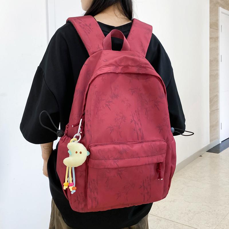 Graffiti Backpack Student Large Capacity School Bag Unisex Tie-Dye Printed Backpack