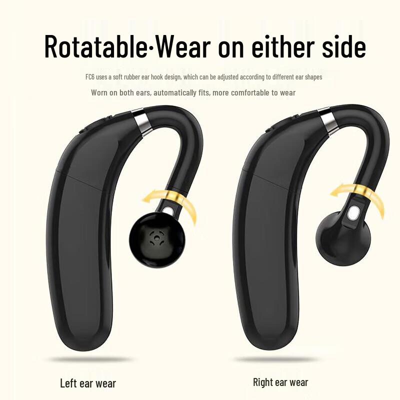OKSJ FC6 Ear-Hook Bluetooth Headset