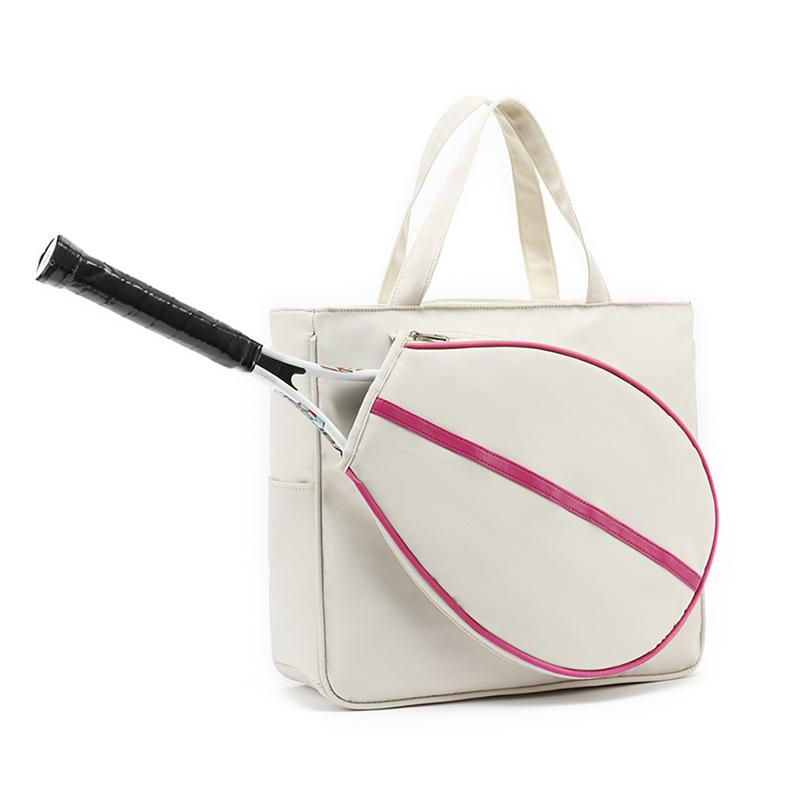 Spot Single Shoulder Tennis & Badminton Bag with Shoe Compartment, Large Capacity, Lightweight Sports Training, Professional Racket Bag