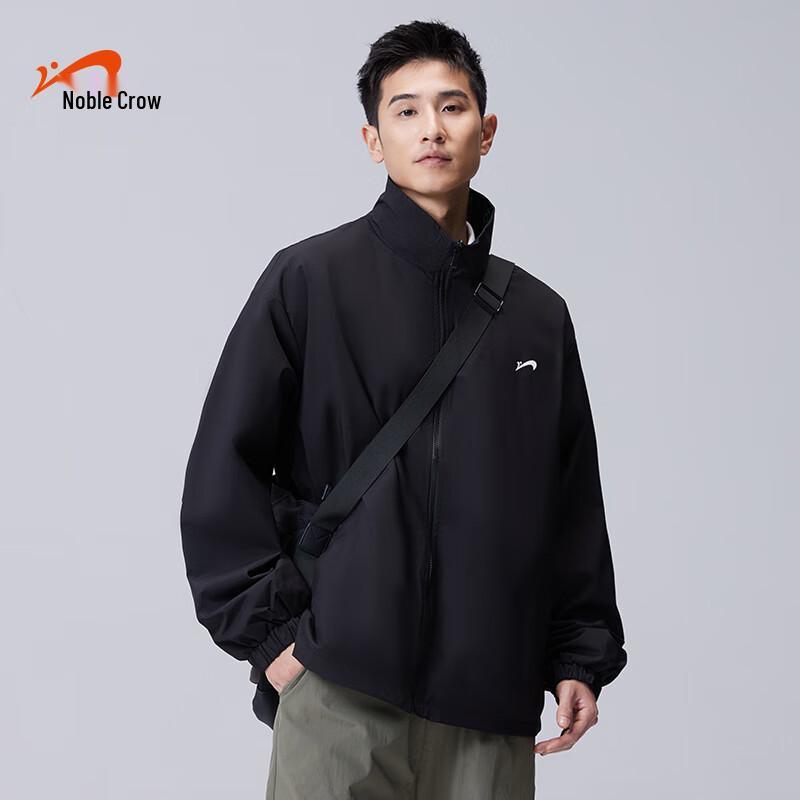 

Guirenniao Men s Reversible Stand Collar Jacket M