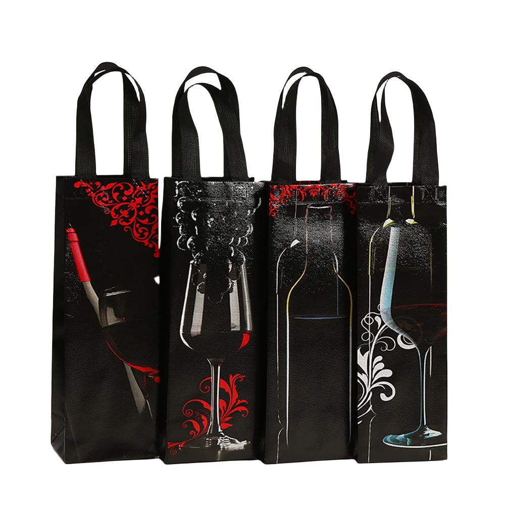 StoBag Wine Bottle Bags Luxury Designer Bags Gift Wrapping Bags Non Woven Packaging Bags for Sweets Reusable Tote for Party