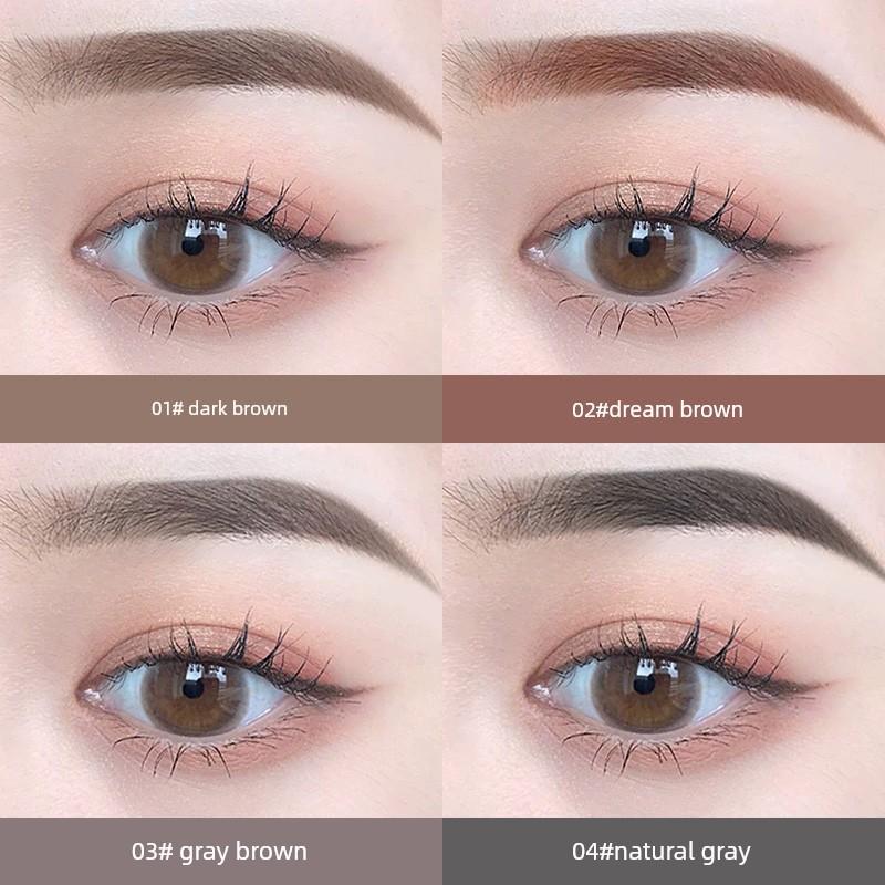 Novo Ultra-Fine Eyebrow Pencil Female Waterproof Sweat-Proof Long Lasting Fadeless Distinct Look Wild Eyebrow Light Color Newbie Beginner