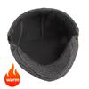 Men'S Autumn And Winter Woolen Berets Women'S  British Retro Warm Newsboy Cap Artist Painter Hats Vintage Striped Forward Hats