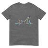 Heartbeat Cat Lover Animal Silhouette Cute Cat Tshirt