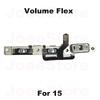 1pcs Power Volume Button Mute Switch Flex Cable for iPhone 15 16 Pro Max Plus Volume Button Control Cable Repair Part
