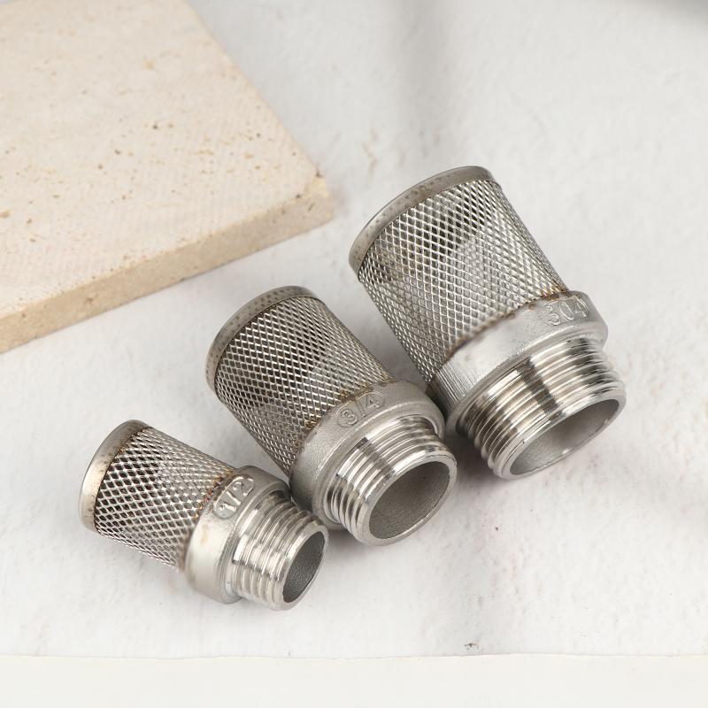 Filtro a Rete in Acciaio Inossidabile 304 Filtro a Rete per Tubo Pompa Irrigazione Giardino Rete per Pulizia Acqua Filtro Metallico