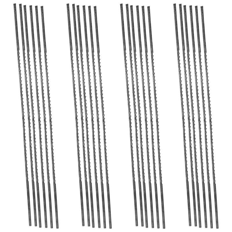 ABWR-Scroll Saw Blades Plain End 5 Inch 24PCS 12 TPI Regular Tooth For Woodworking DIY