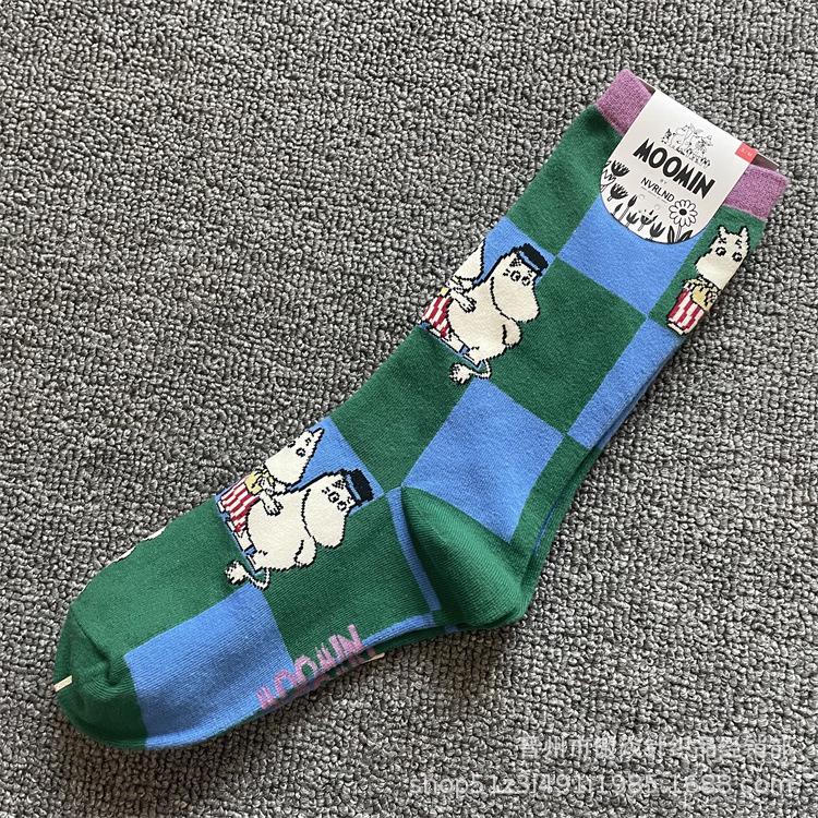 

Модные хлопковые носки до середины икры с мультяшными Муми-троллями - Стиль на четыре сезона One Size (36-40)