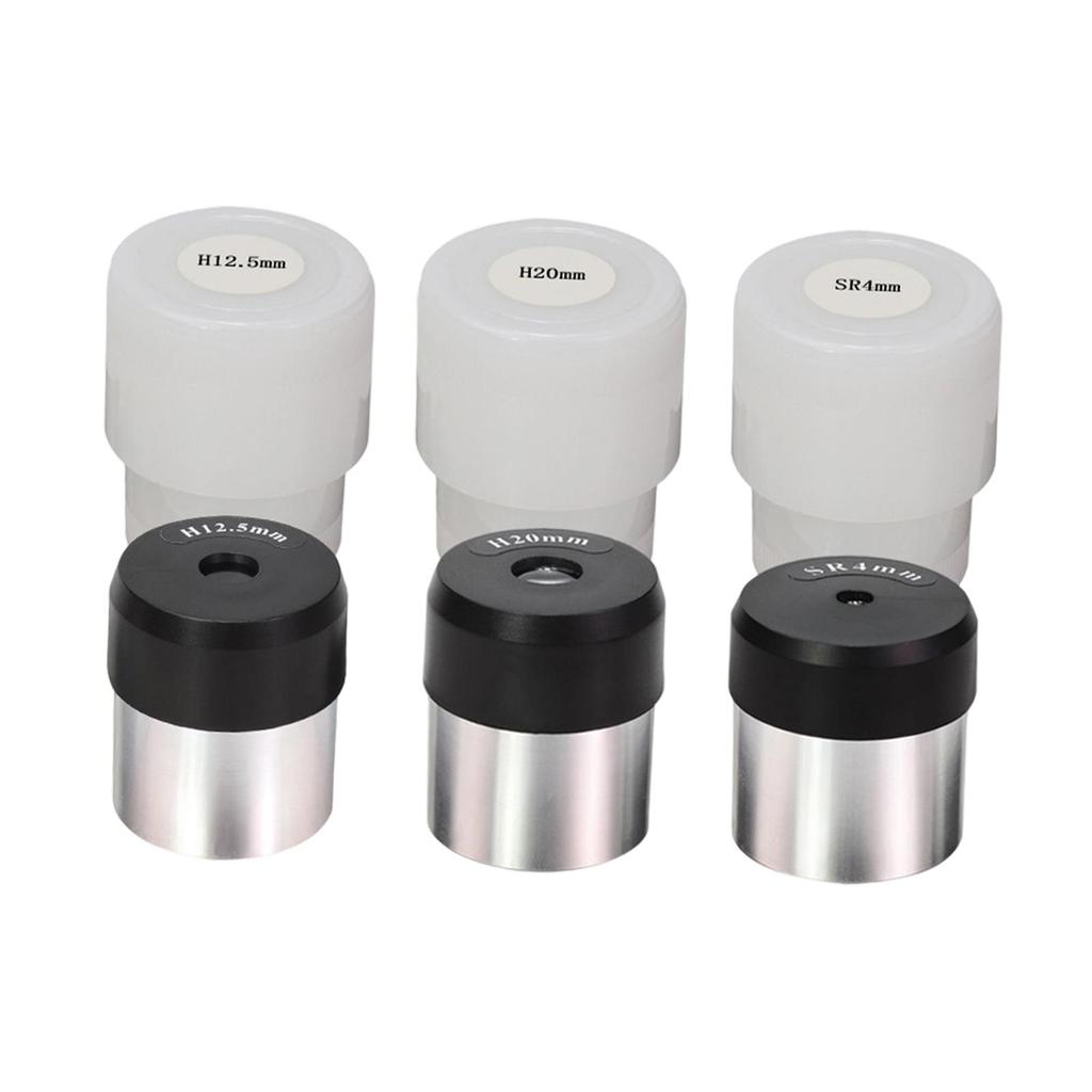Astronomy Eyepiece Lens H20mm Sr4mm H12.5mm Metal Accessory Kit Replacement Parts for Telescope Accessories
