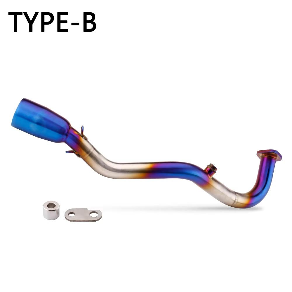 Motorcycle Exhaust System Stainless Exhaust Pipe 51MM Muffler Slip-on Header Pipe for YAMAHA NMAX 155 NMAX125 2020 2021