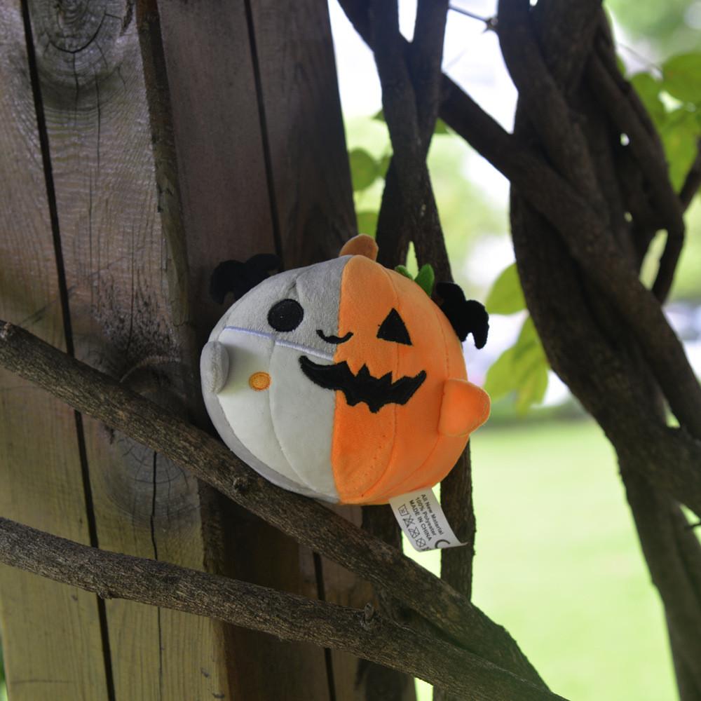 Adorable Halloween Bat Plush Toy Featuring Unique Pumpkin Design Perfect For Festive Decor