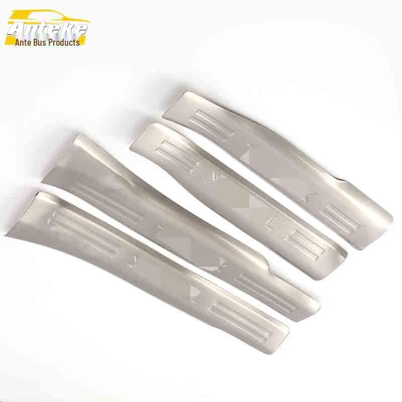 Trax Stainless Steel Sill Trim Anti-Scratch Sticker - Decorative Welcome Pedal Bumper Strip
