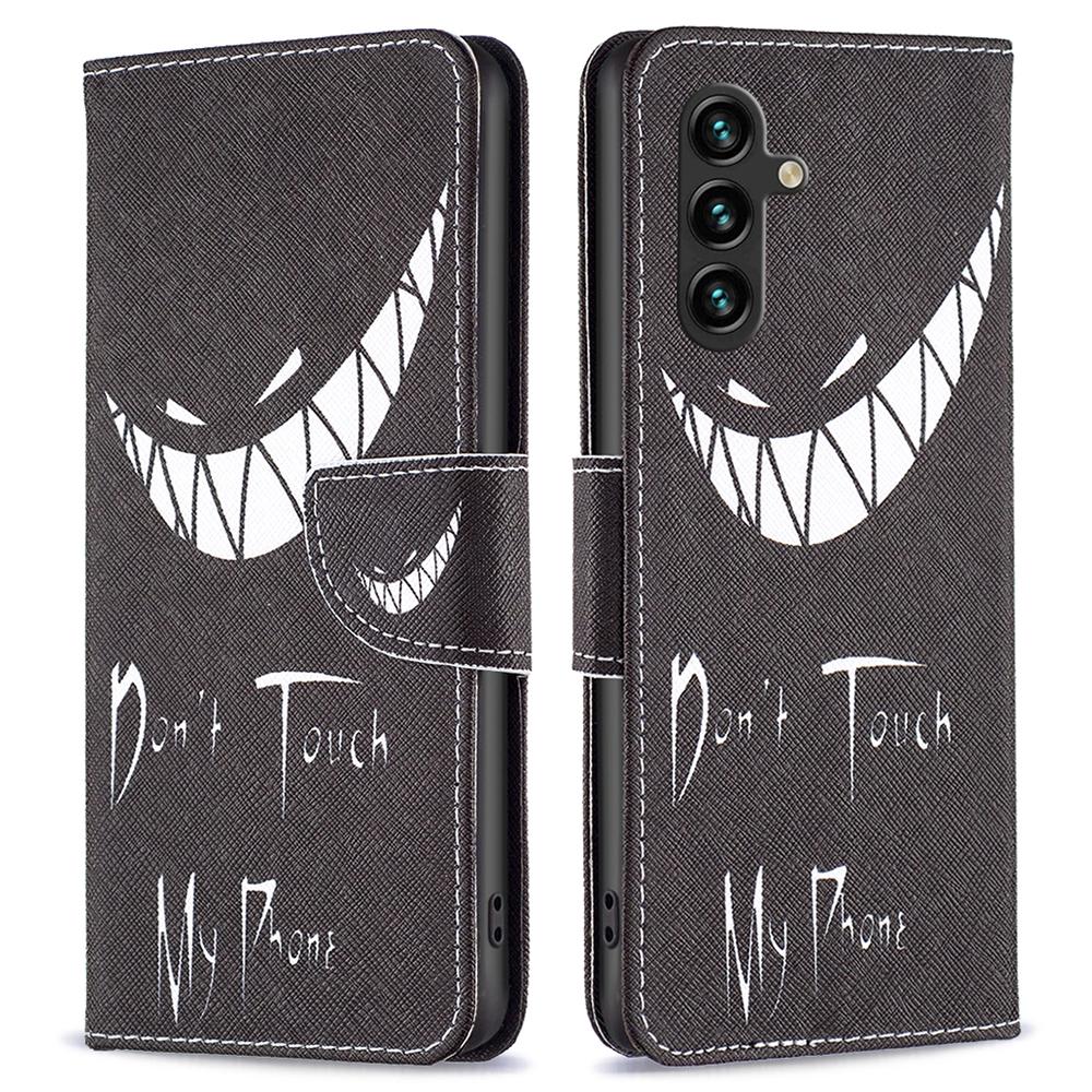 For Samsung Galaxy A15 4G Case Pattern Printing PU Leather Wallet Phone Cover
