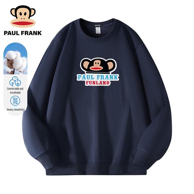 Paul Frank Men s Solid Color Casual Crewneck Sweatshirt S