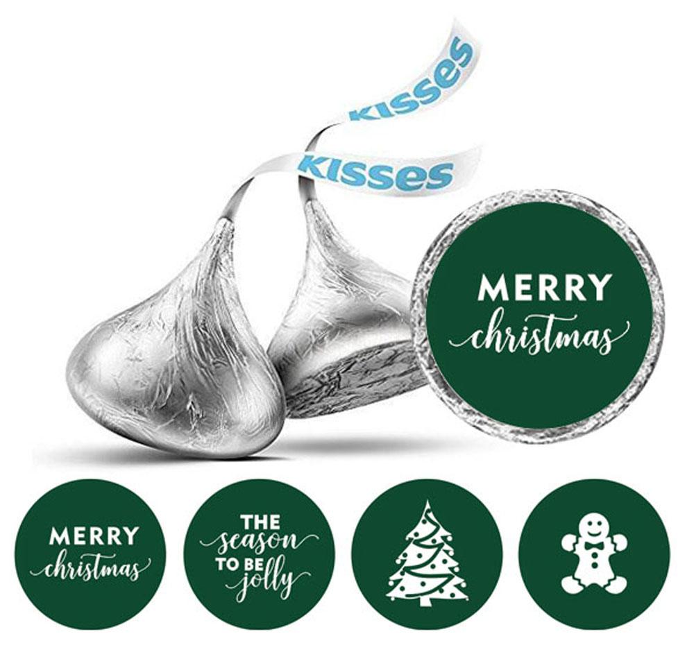 Darling Souvenir Party Favor Christmas Theme Stickers Chocolate Candy Labels 190 Pcs