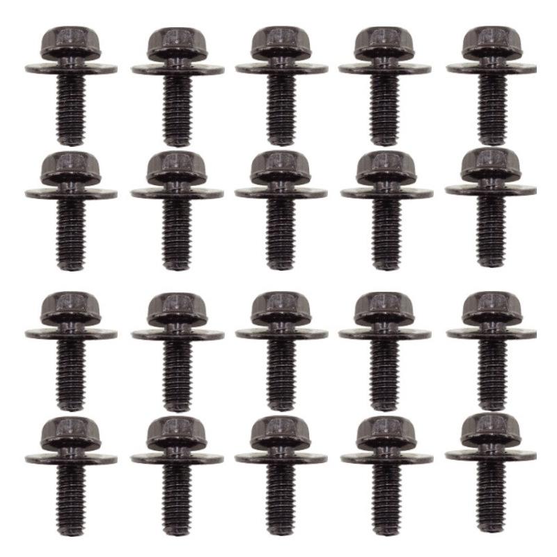 M6x16mm Fender Washer Bolt: Universal Metal Mudguard Fastener Screw