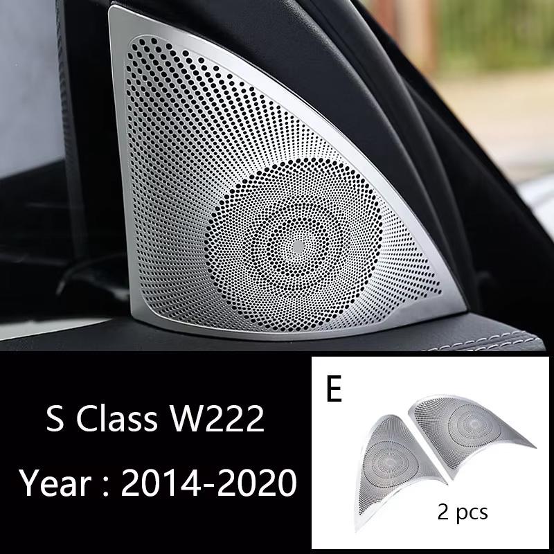 Painel de Porta-Copos da Console Central Estrutura da Alavanca de Câmbio Capa Decorativa Acessórios de Decoração Para Mercedes Benz Classe S W222 S320 S350