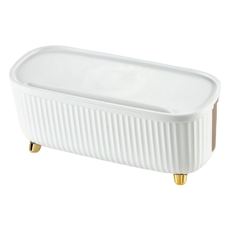 Stylish Cable Organizer Box For Living Room Bedroom Desk Router Board Bracket Large Capacity Socket Storage Case