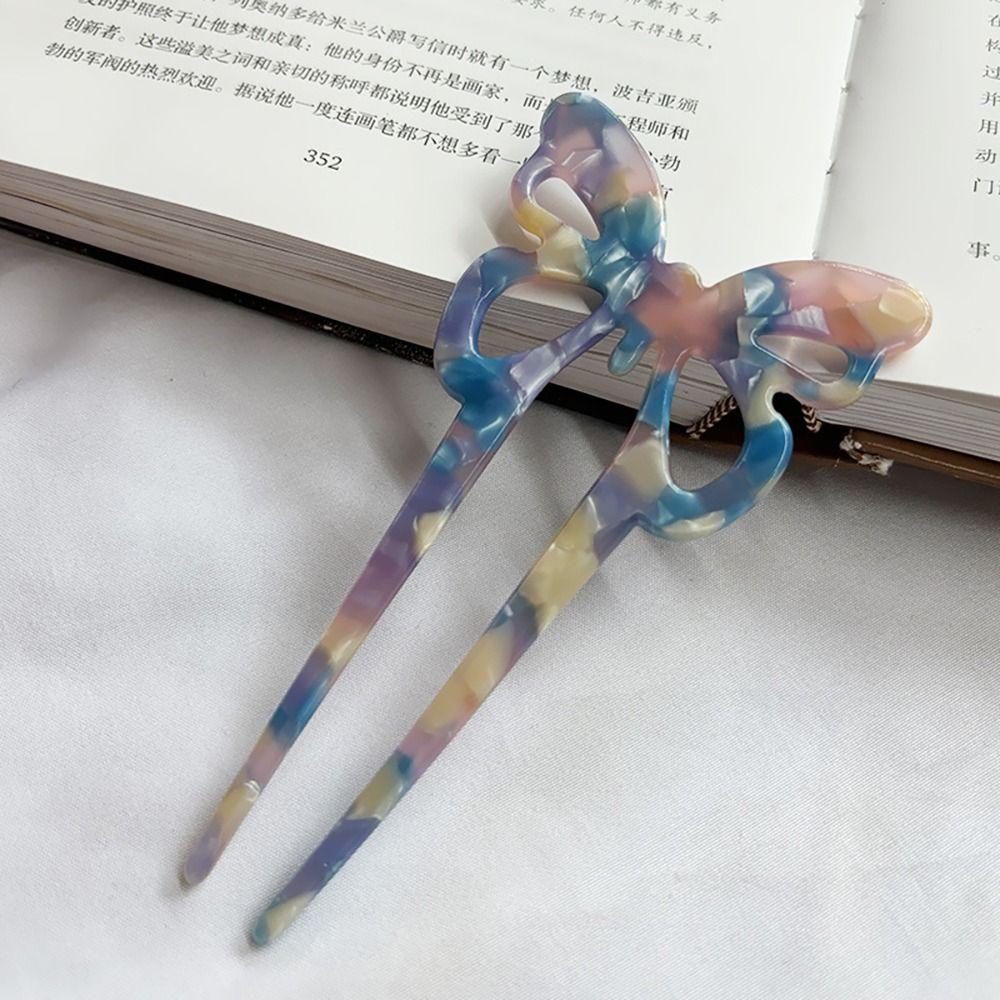 U-Shaped Hairpins Acetate Hair Fork Hair Styling Tools Hair Sticks