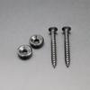 4Pcs Guitar Neck Fixed Mounting Screw Ferrules Bushings And Bolts For Electric Guitar Bass