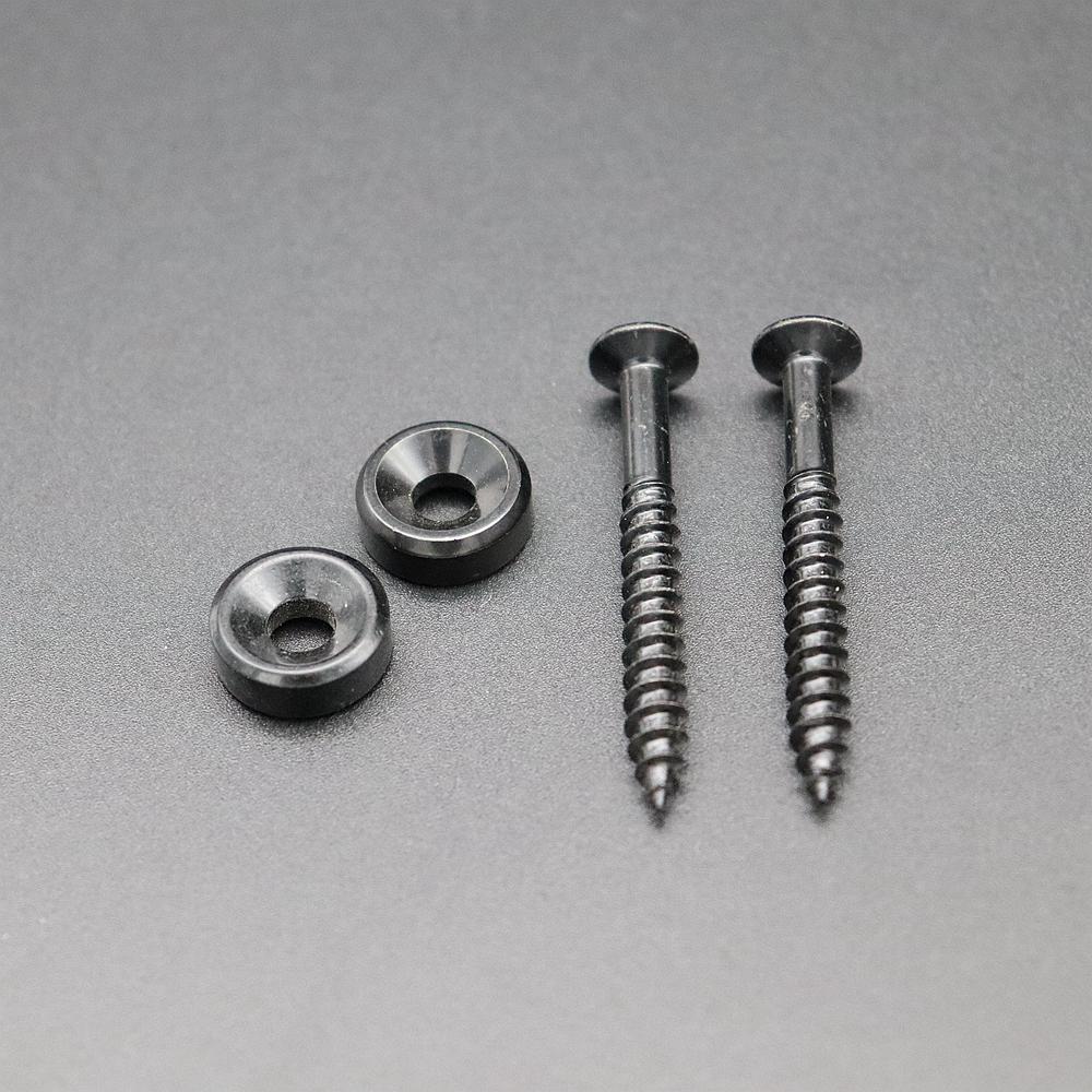 4Pcs Guitar Neck Fixed Mounting Screw Ferrules Bushings And Bolts For Electric Guitar Bass