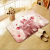 Cute Pig Door Mat - Adorable Cartoon Pigs with Hearts, Soft Non-Slip Entrance Rug, Sweet Home Decor, Multiple Sizes