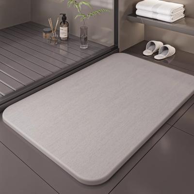 Hard Diatom Mud Absorbent Mat, Non-slip Foot Mat At the Door of the Toilet, Toilet Absorbent Mat, Bathroom Floor Mat.