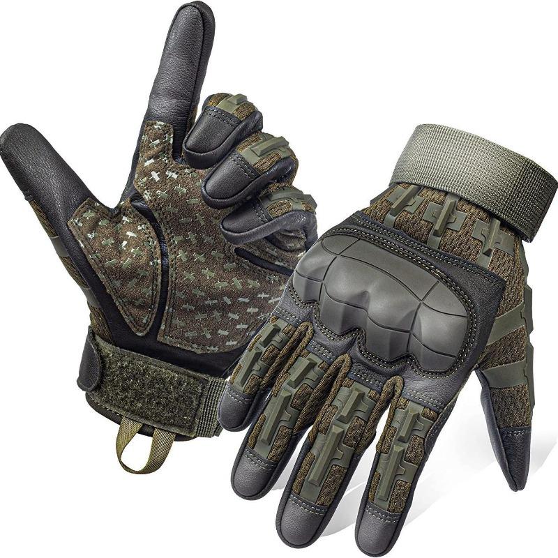 Tactical gloves five-finger touch screen outdoor sun protection non-slip motorcycle locomotive impact-resistant combat gloves