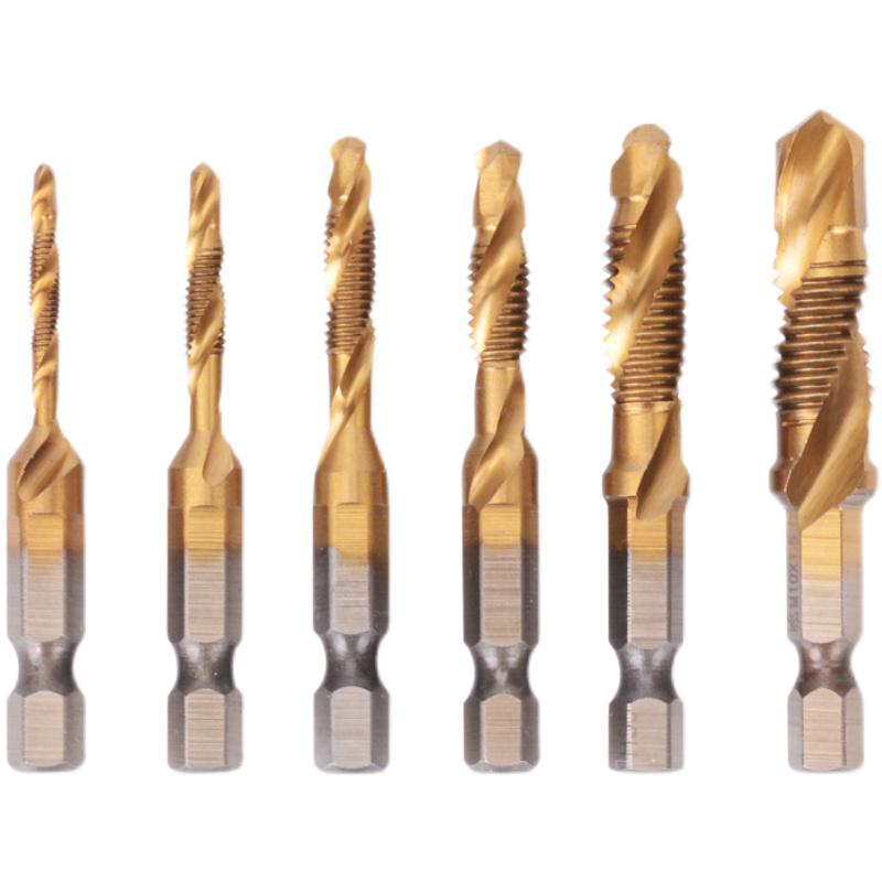 Cobalt Drill-Tap Combo for Stainless Steel: Taper Tap Set with Integrated Drilling and Thread Tapping.