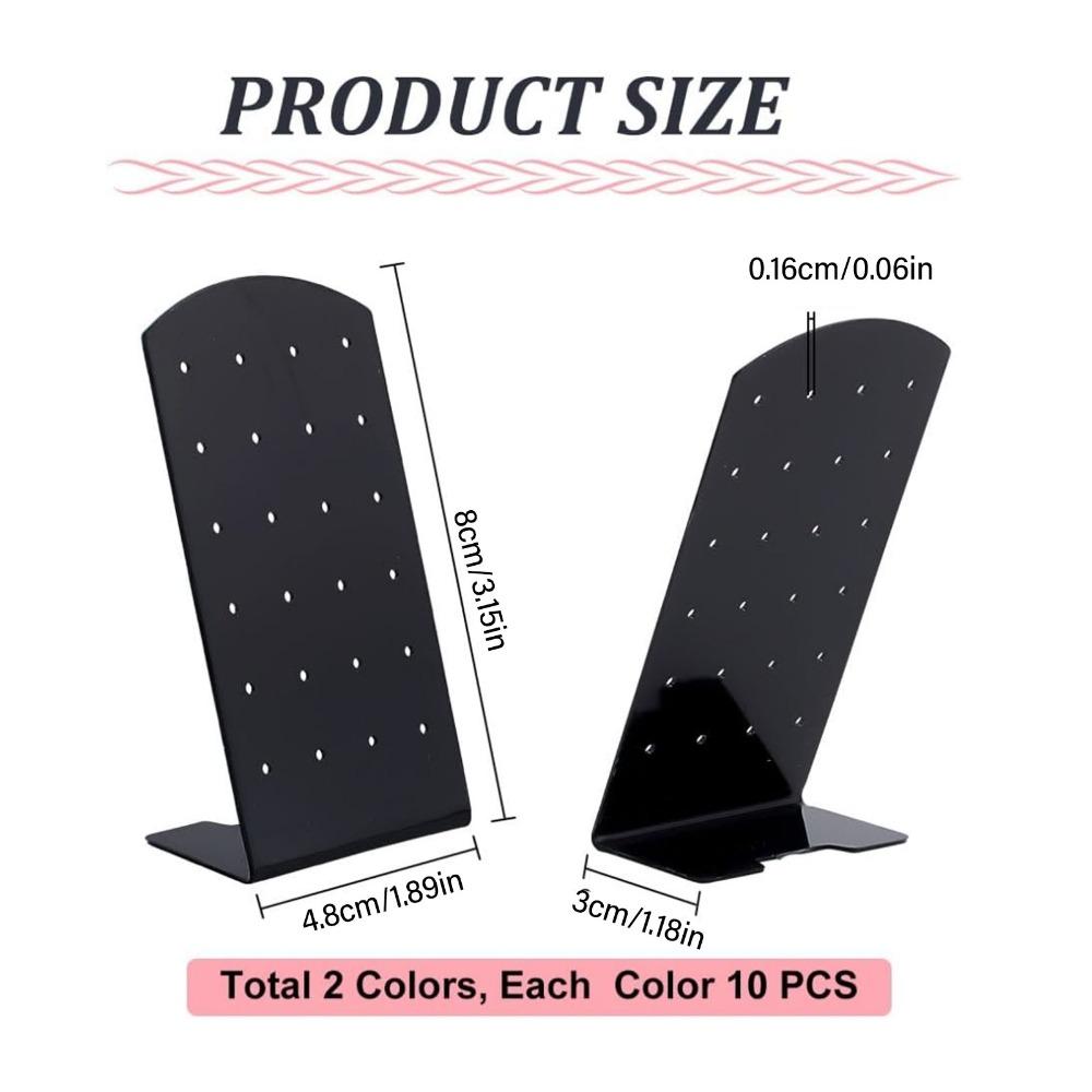24 Holes Jewelry Display Rack Acrylic Material Jewelry Showcase Rack  For Women