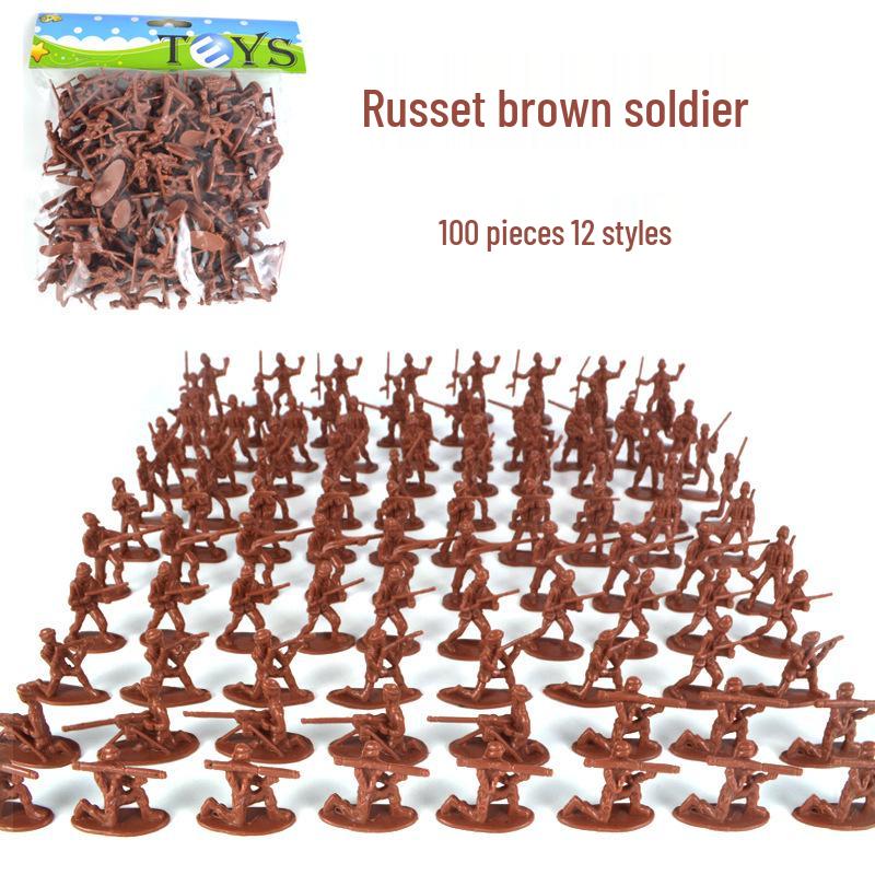 

Набор военных фигурок: Набор из 100 фигурок солдат для детских военных сцен