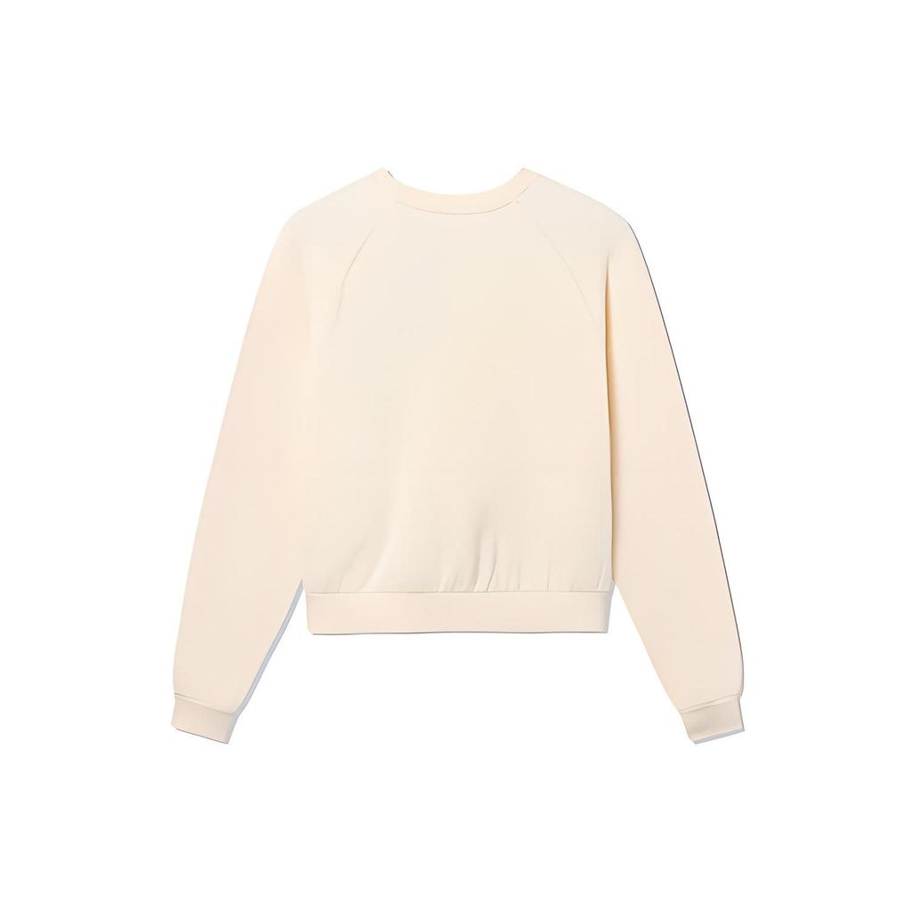 Levis Round Neck Raglan Pullover Sweatshirt Women sweatshirt Beige A0847-0000