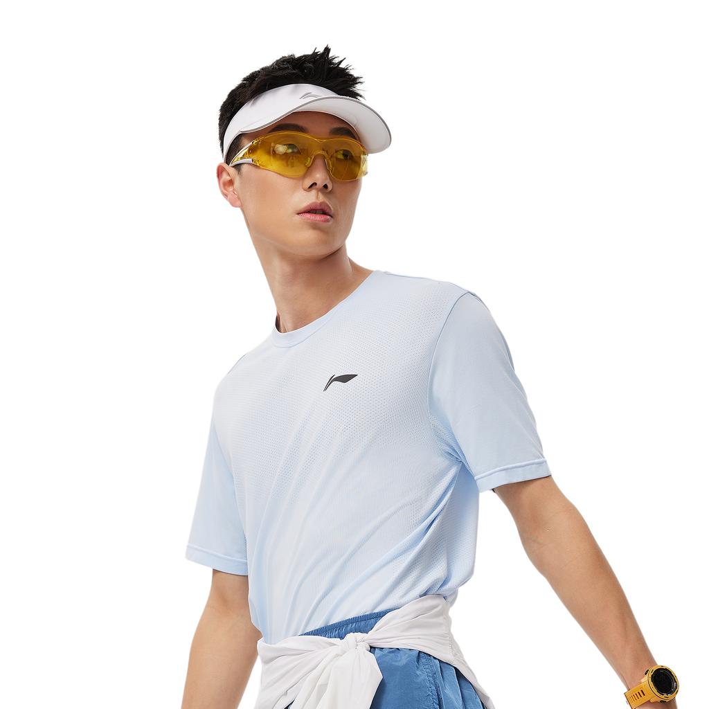 Li Ning T-Shirt Herren Himmelblau ATSU195-3