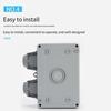 Box Flip Double Socket case IP66 Industrial Rainproof Switch Box Outdoor Waterproof Switch Socket