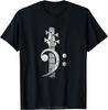 Bass Guitar T-shirt Music  Printed Graphic Tees  Summer Tshirt Fashion  T Shirt - Men's Summer Cotton Graphic Tee