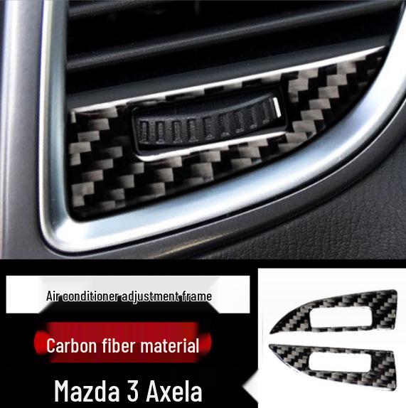 Mazda 3 Axela Carbon Fiber A/C Vent Trim Panel