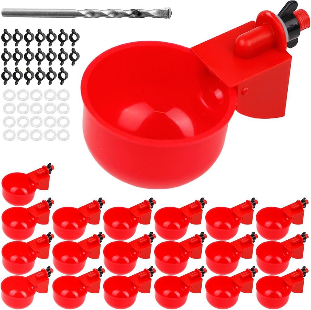 Automatic Drinking Bowl for Poultry and Birds.