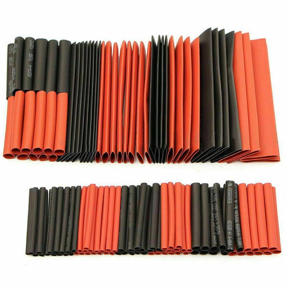 127/328/530pc HEAT SHRINK TUBING Sleeve Cable Wire Wrap Tube Assortment Kit Set Wire Cable Insulation Sleeved Protecter