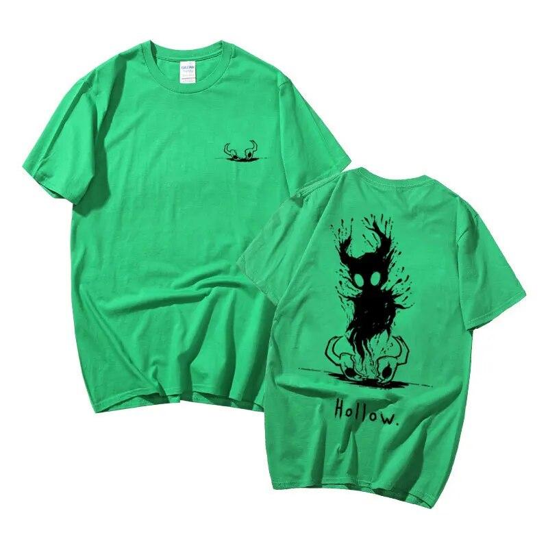 Männer Frauen Anime Lose T Shirt Spiel Hohl Void Hohl Ritter T-shirt Unisex Streetwear Unisex Mode Weiche Baumwolle Übergroßen T-shirts