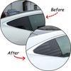 Black US Flag Rear Window Triangular Glass Sticker For Jaguar F-TYPE 2013-