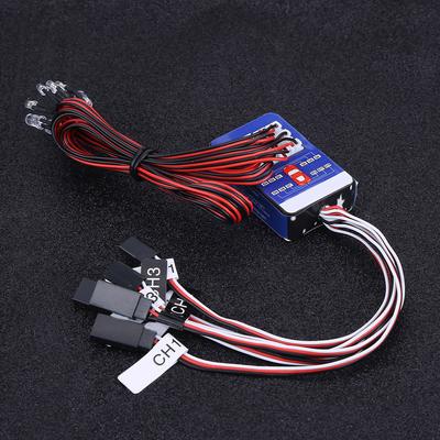 12 LED Lighting System Kit Simulation Flashing Lights for 1/10 1/8 RC Car / Truck / Crawler