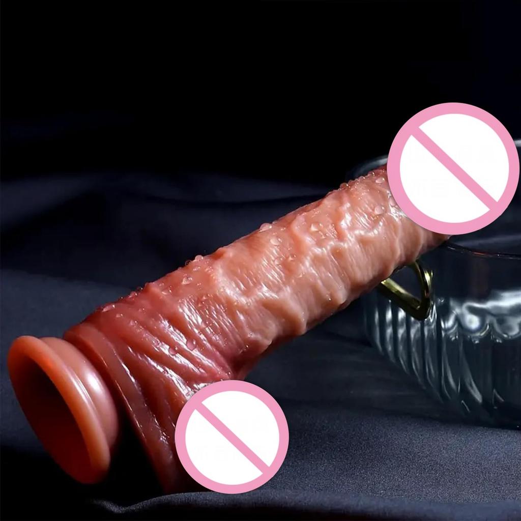 Realistic Dildo Big Dick Penetration Anal Butt Plug Masturbator Vaginal Stimulator Strong Suction Cup Adults Products Sex Toys