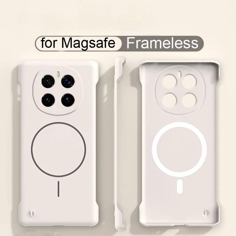For Magsafe Frameless Phone Case For Honor Magic 7Pro 7 6 Pro Magnetic Matte Ultra Thin Hard PC Wireless Charging Back Cover