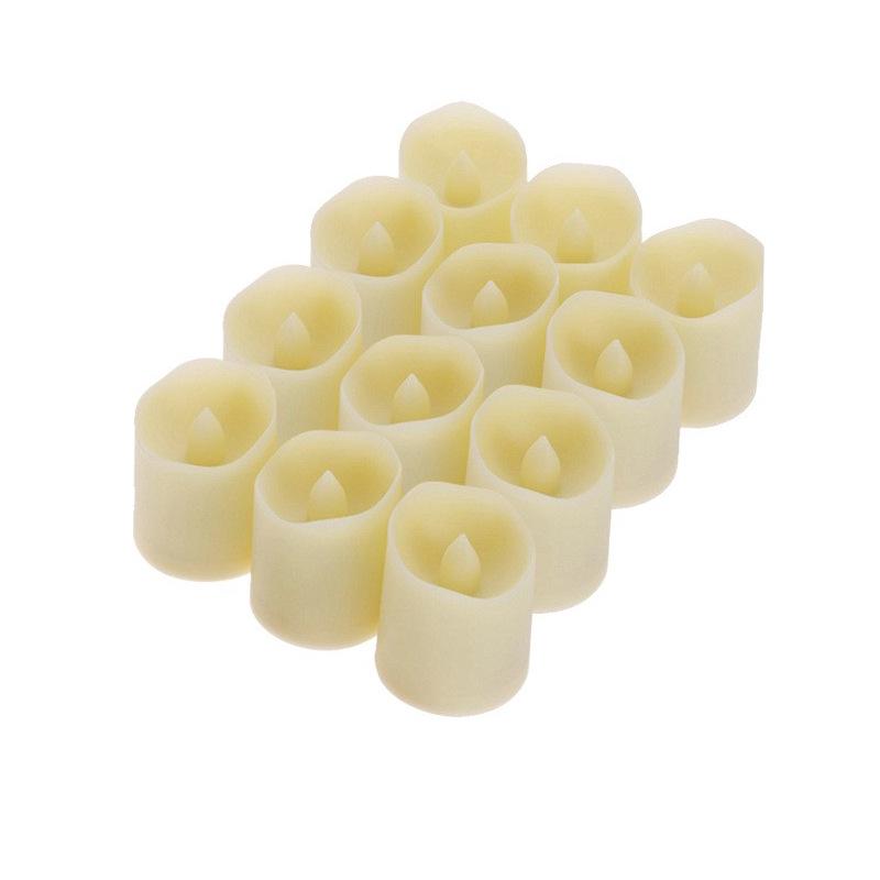 LED Tea Light Candles for Halloween, Christmas, Birthdays, Weddings - Remote Control Night Lights