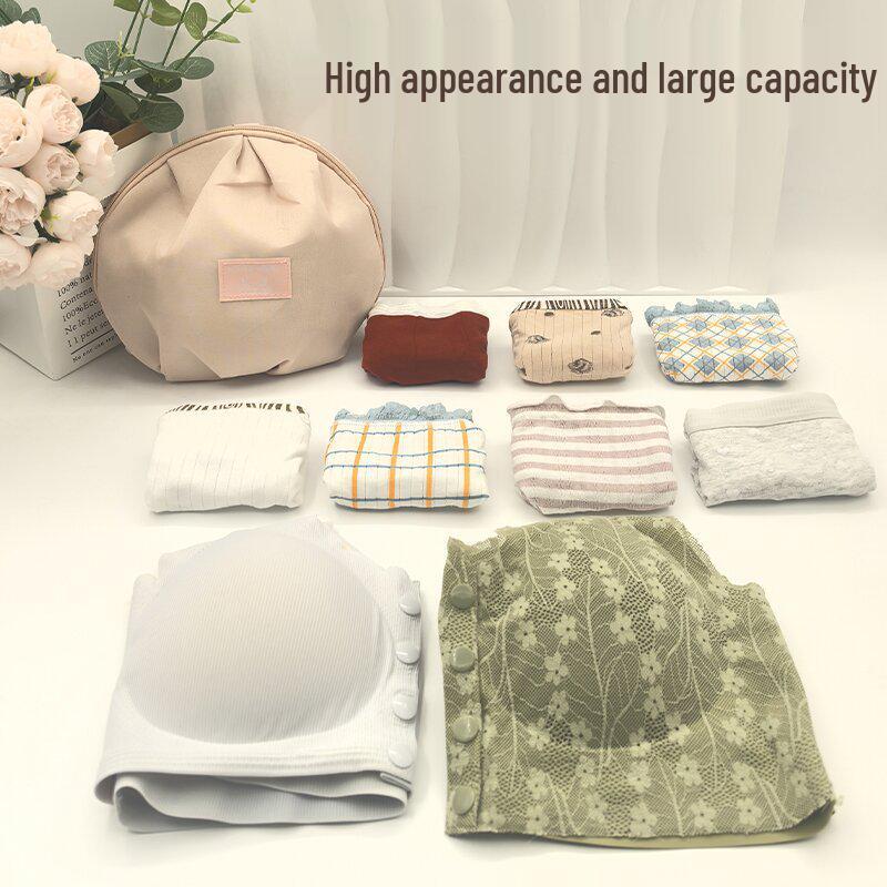 Spherical Ultra-Light Lingerie Travel Organizer: Portable Storage for Bras, Panties & Socks