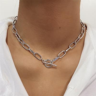 Minimalist OT Chain Fashionable Collarbone Necklace Multiduty Choker Accessory For Kinds Of Occasions