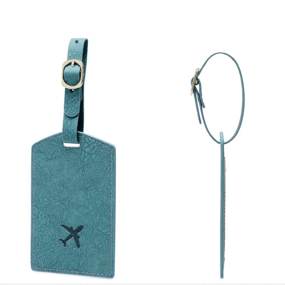 Name Luggage Tags Airplane Suitcase Tag Address Label Boarding Pass Tag Pu Luggage Tag Male